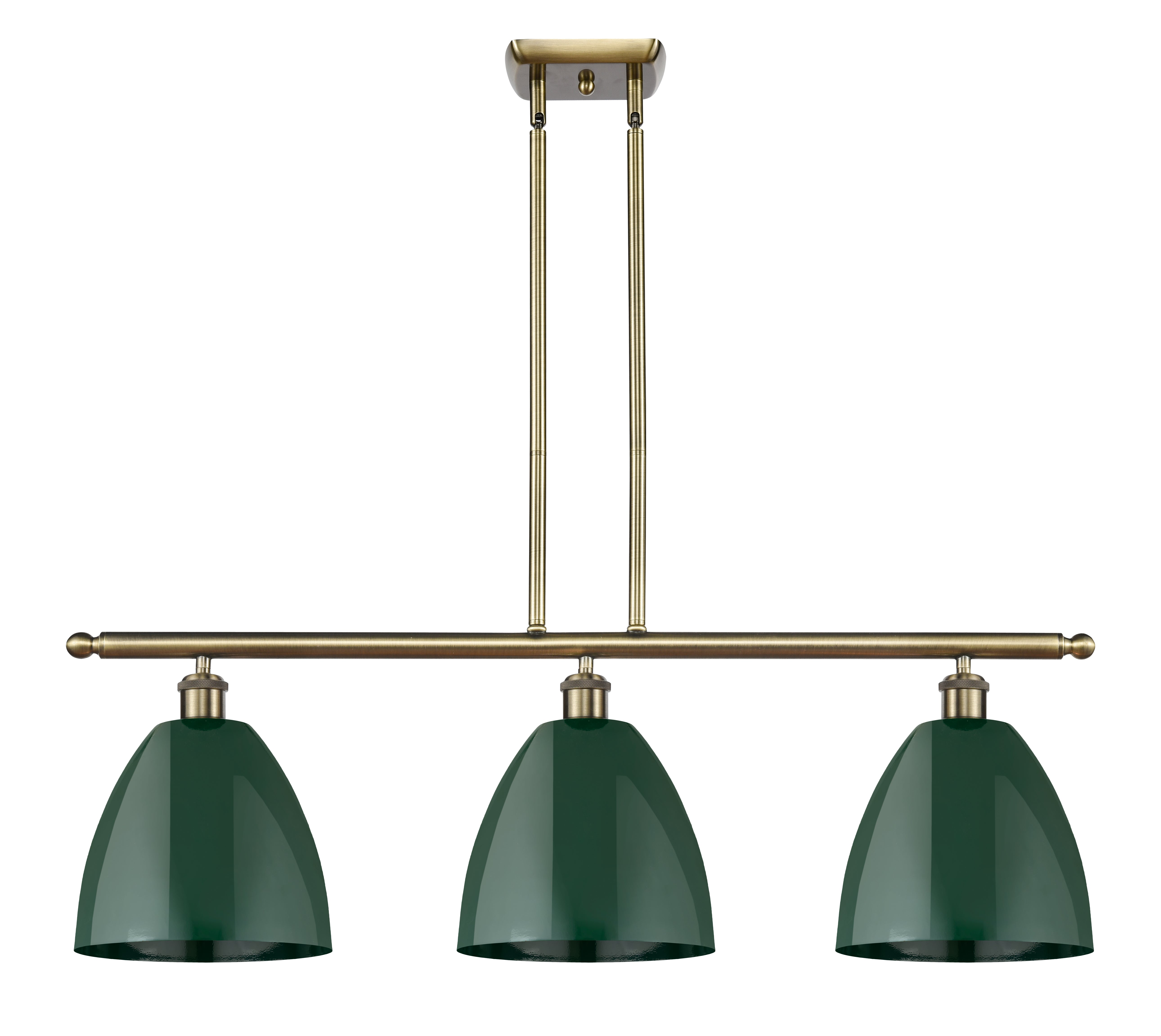 Ballston Island Light Cast Brass Dimmable