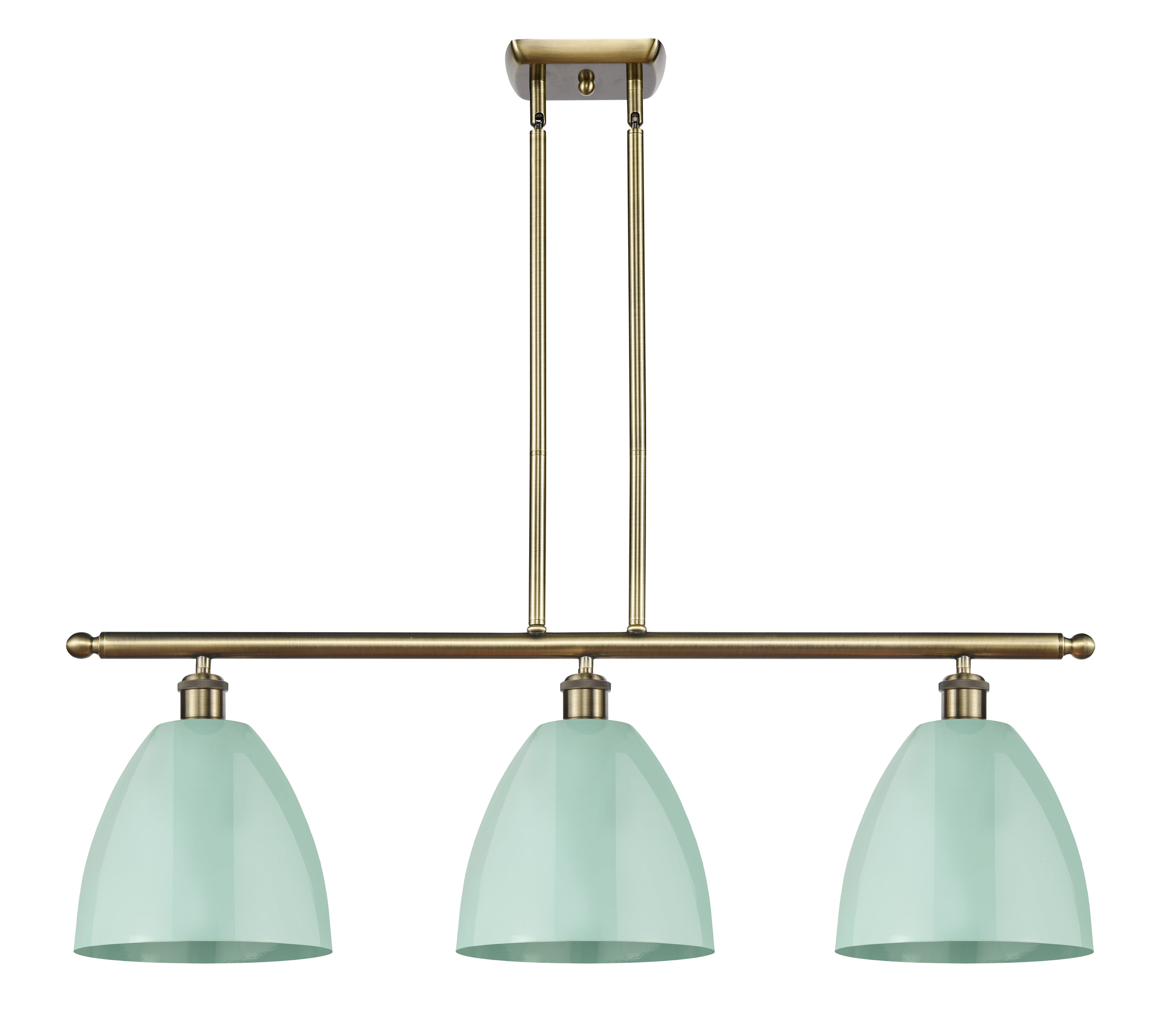 Ballston Island Light Cast Brass Dimmable