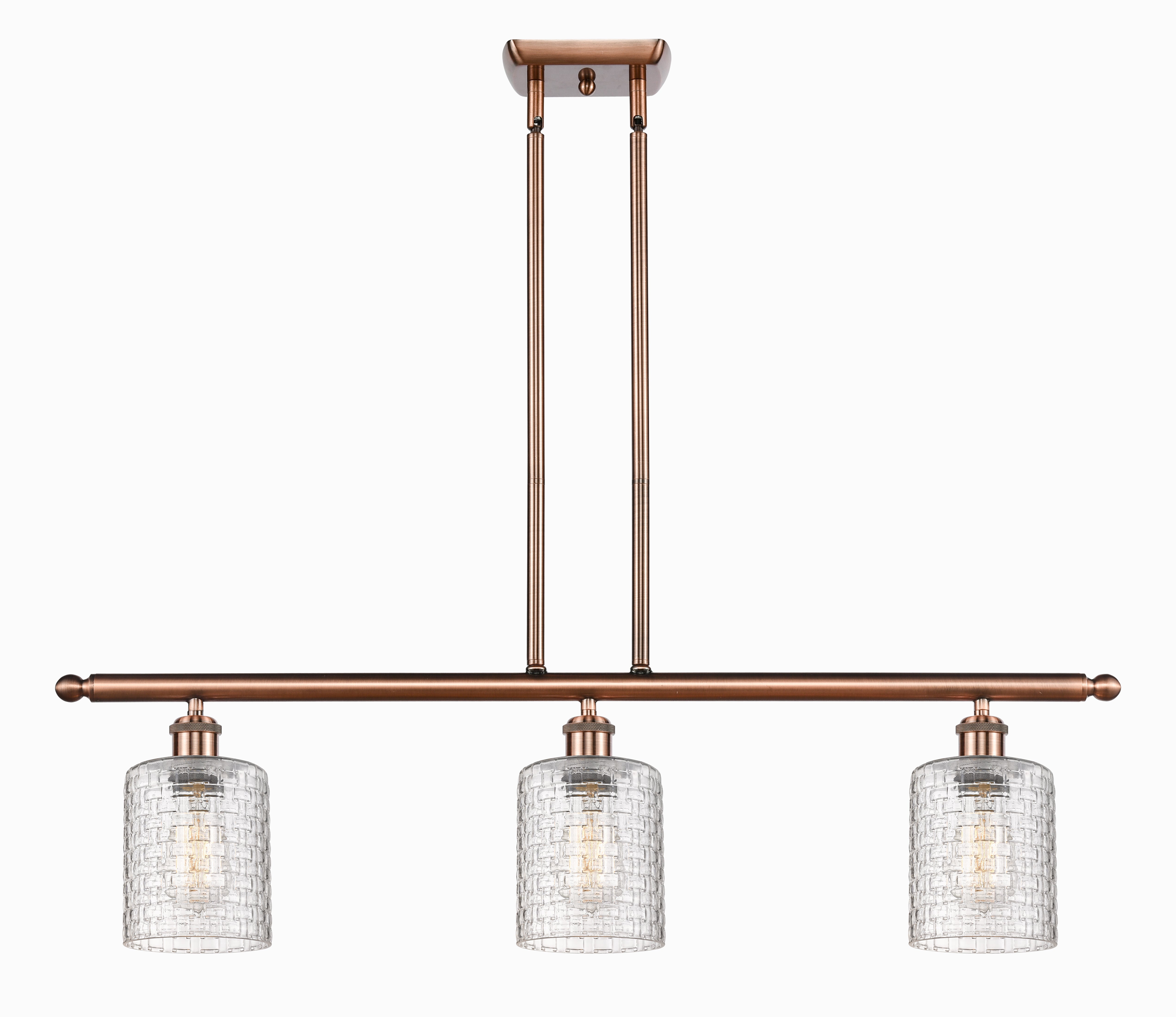 Ballston Island Light Cast Brass Finish