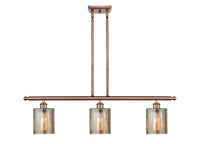 Cobbleskill 36-Inch 3-Light Stem-Hung Island Light 9.5-Inch High Dimmable
