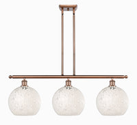 37-Inch 3-Light Stem-Hung Island Light 12.25-Inch High Sloped-Ceiling Compatible