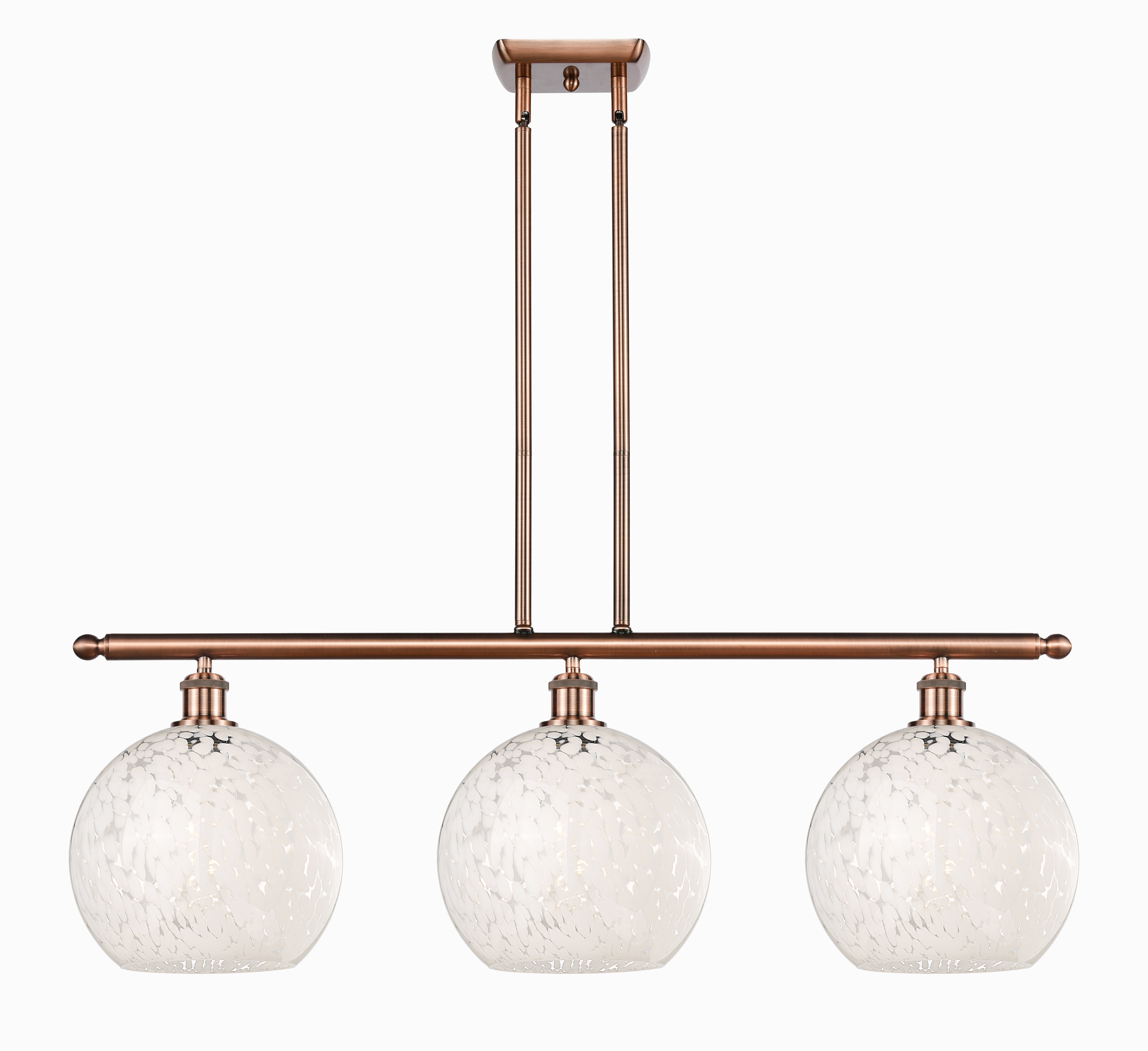 Ballston Island Light Cast Brass Finish