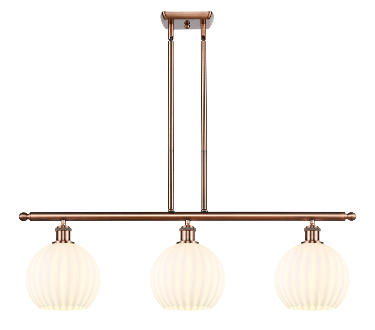 36-Inch 3-Light Stem-Hung Island Light 10.5-Inch High