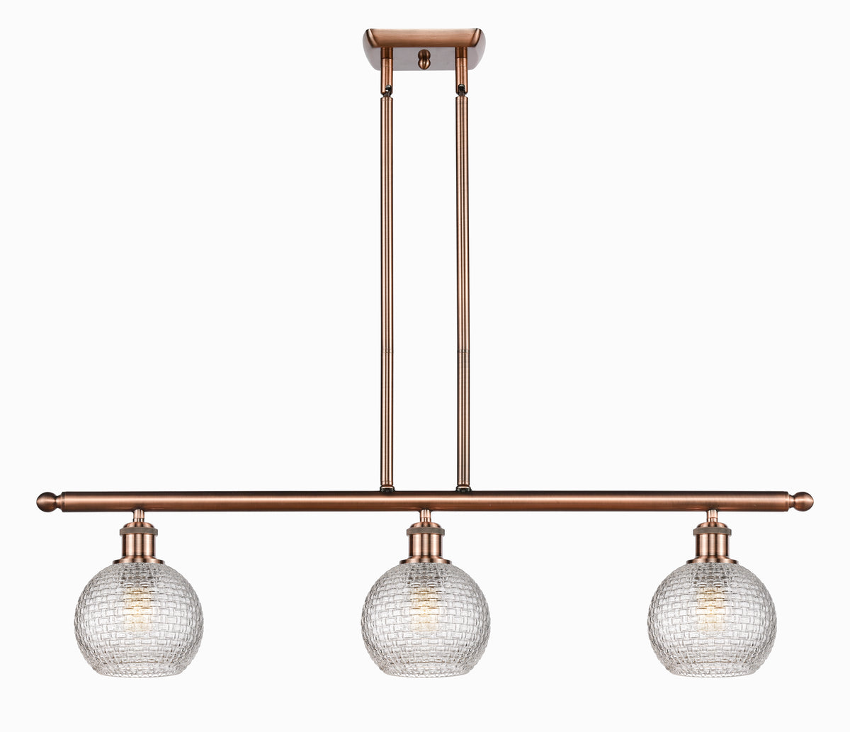 Athens 36-Inch 3-Light Stem-Hung Island Light 8.625-Inch High