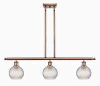 Athens 36-Inch 3-Light Stem-Hung Island Light 8.625-Inch High