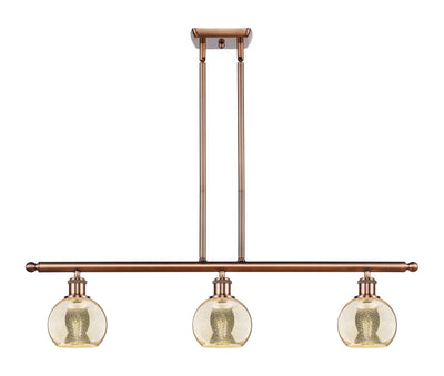 Ballston Island Light Cast Brass Finish