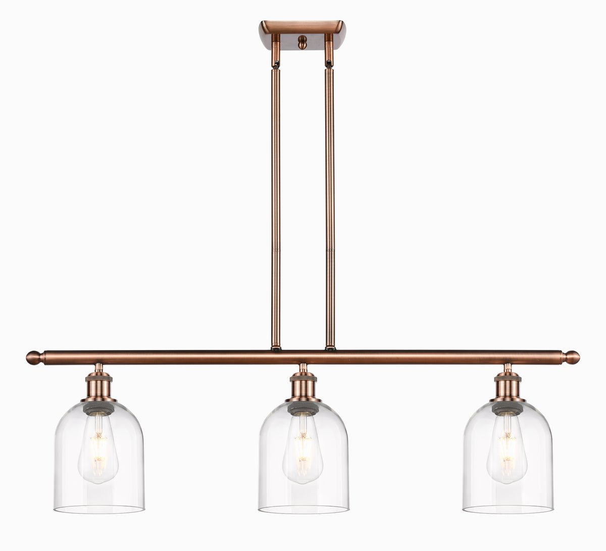 Bella 36-Inch 3-Light Stem-Hung Island Light