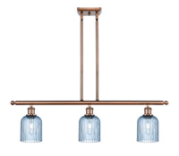 Bridal Veil 36-Inch 3-Light Stem-Hung Island Light 5-Inch Shade