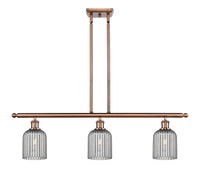 Bridal Veil 36-Inch 3-Light Stem-Hung Island Light 5-Inch Shade