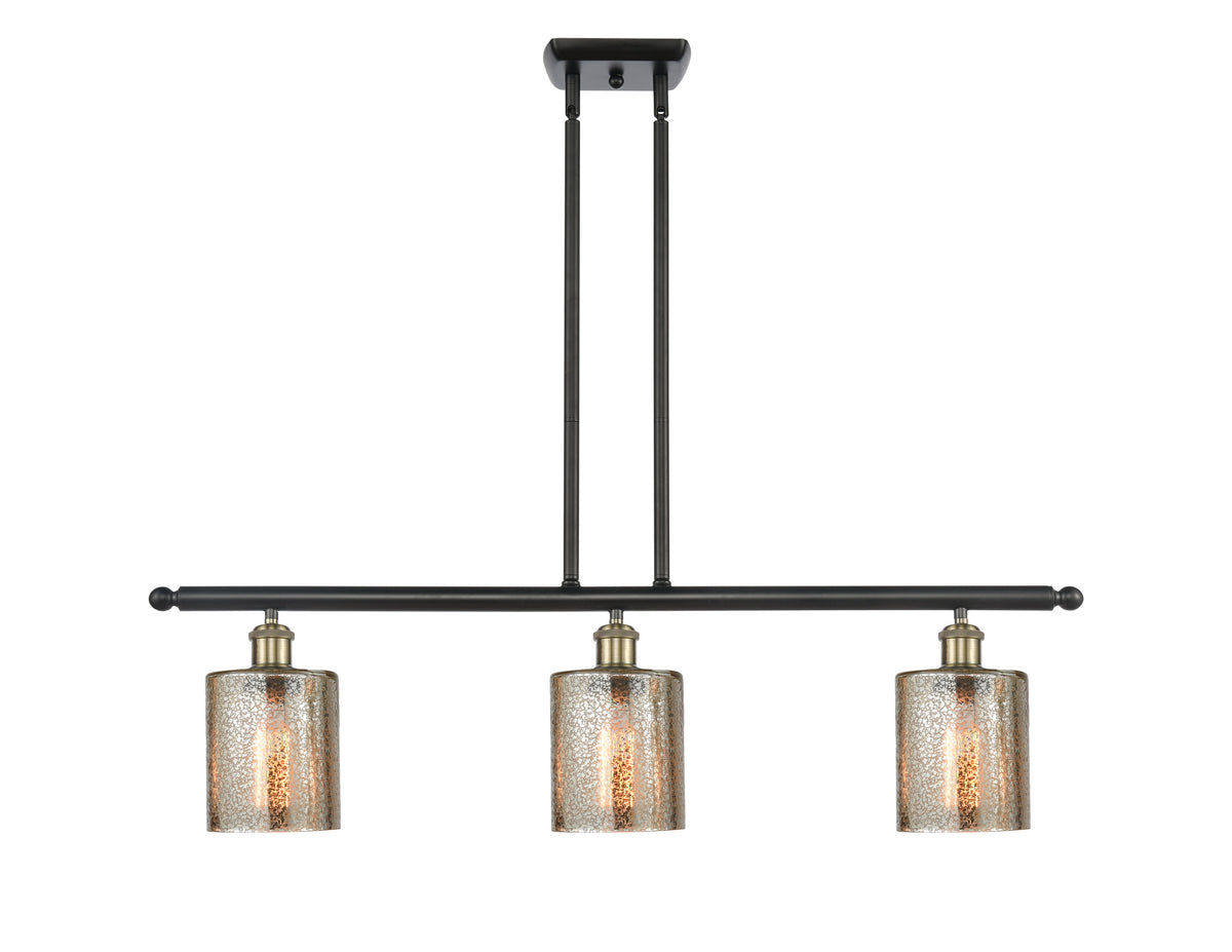 Cobbleskill 36-Inch 3-Light Stem-Hung Island Light 9.5-Inch High Dimmable
