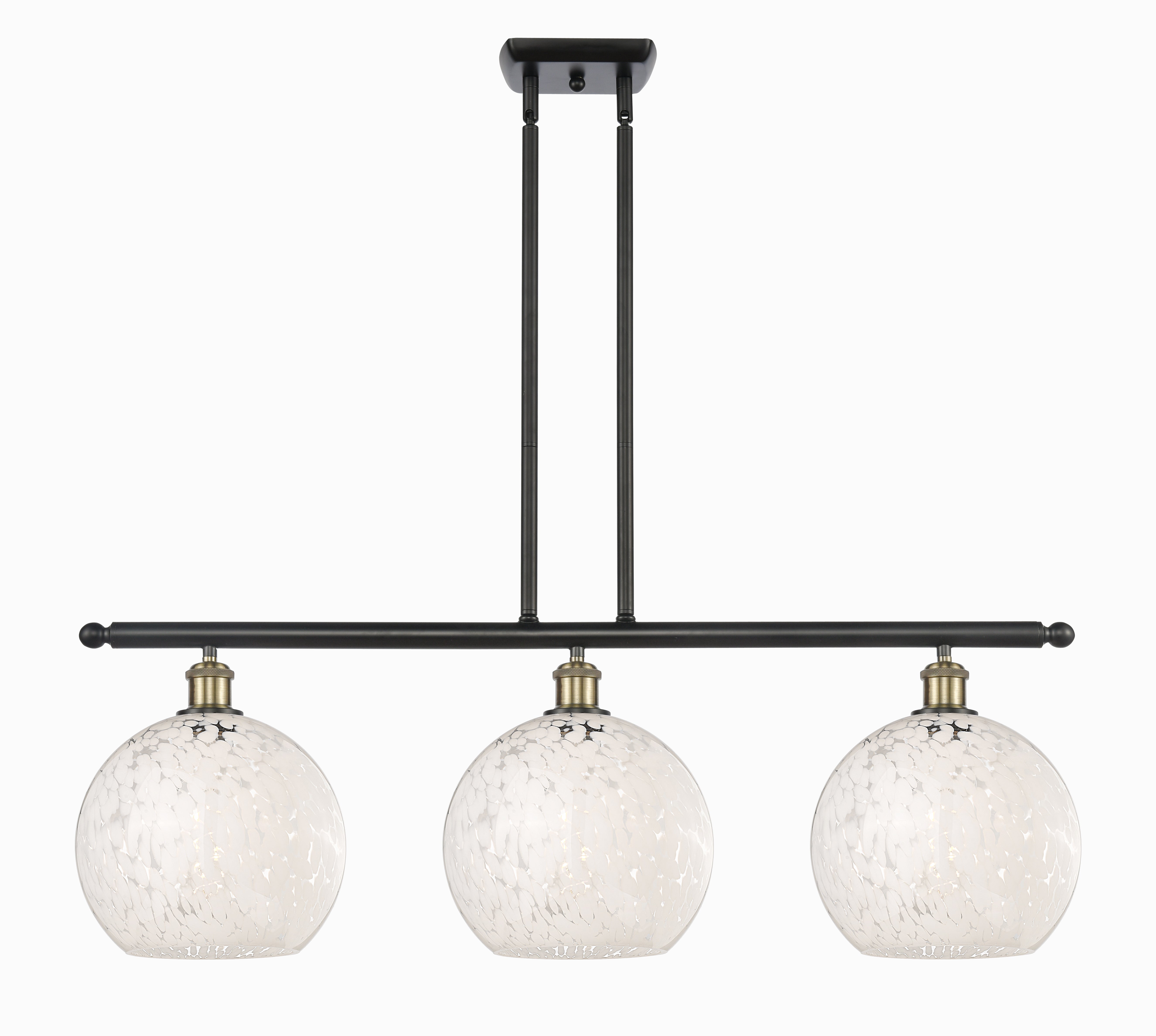 Ballston Island Light Cast Brass Finish