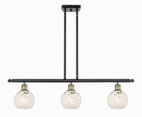 36-Inch 3-Light Stem-Hung Island Light 8.5-Inch High Sloped-Ceiling Compatible