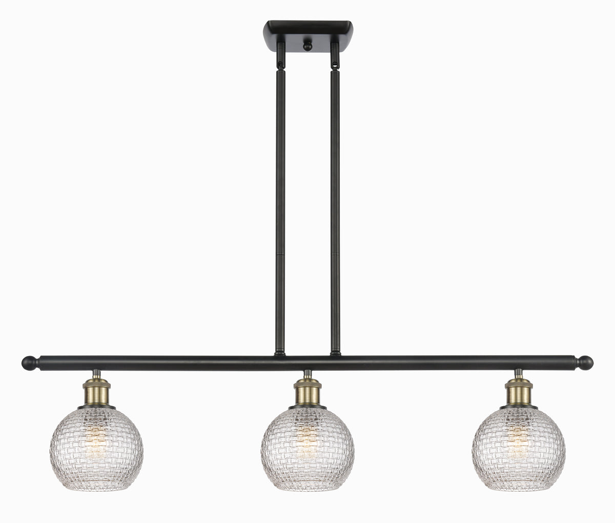 Athens 36-Inch 3-Light Stem-Hung Island Light 8.625-Inch High