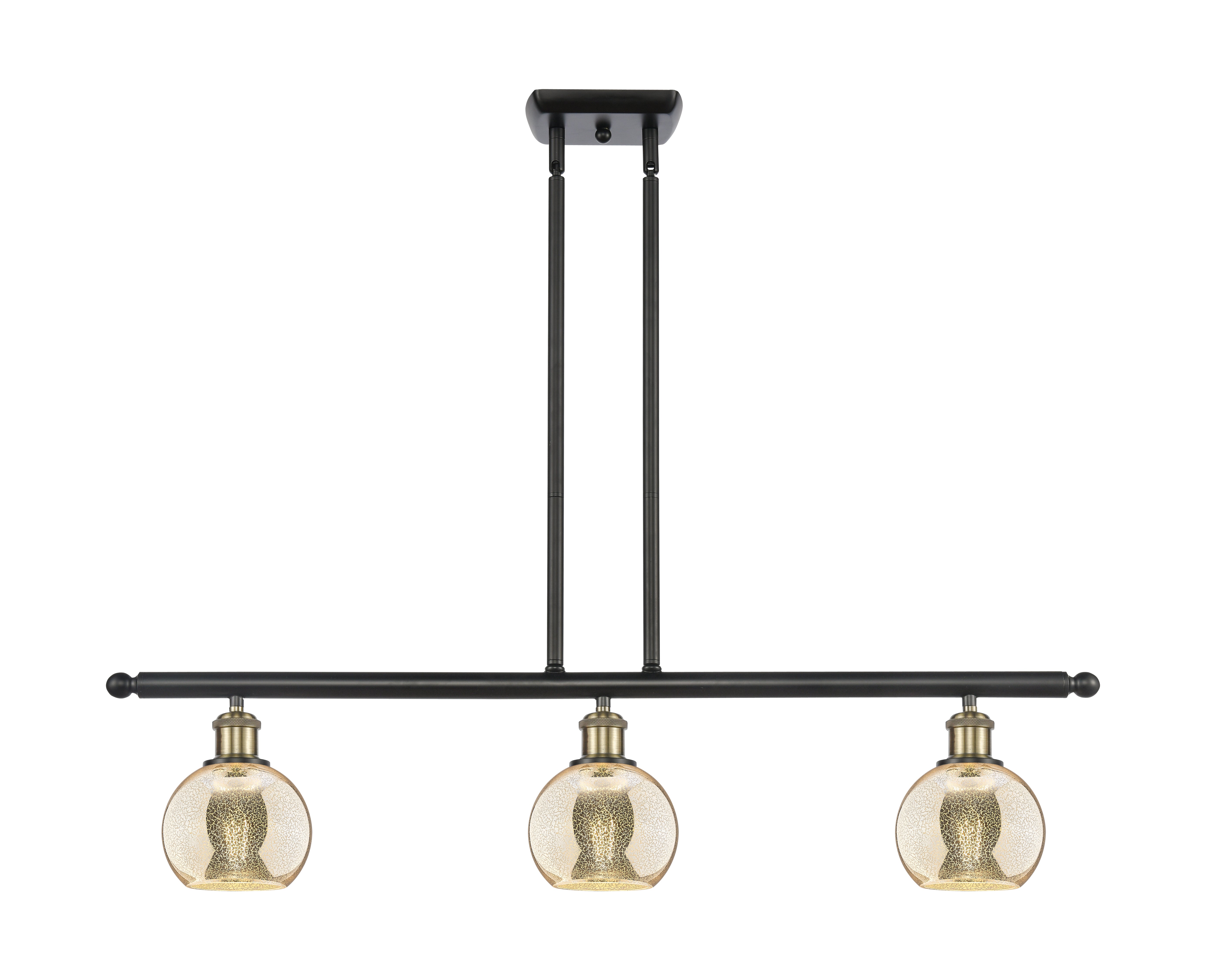 Ballston Island Light Cast Brass Finish