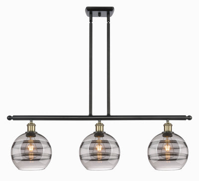Ballston Island Light Cast Brass Steel Glass