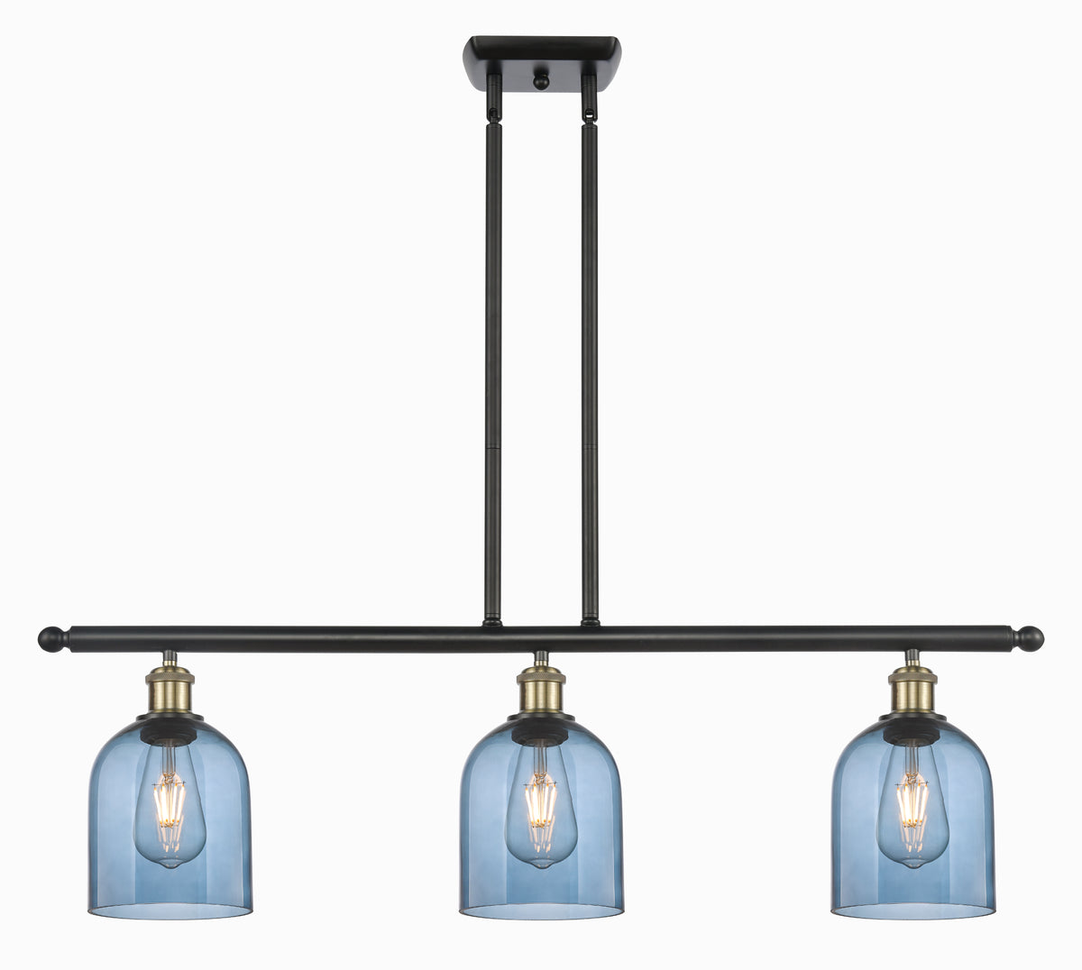 Bella 36-Inch 3-Light Stem-Hung Island Light