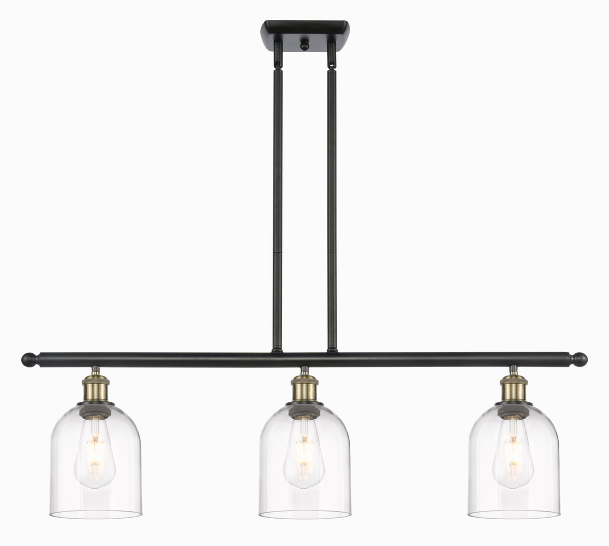 Bella 36-Inch 3-Light Stem-Hung Island Light