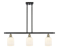 Bridal Veil 36-Inch 3-Light Stem-Hung Island Light 5-Inch Shade