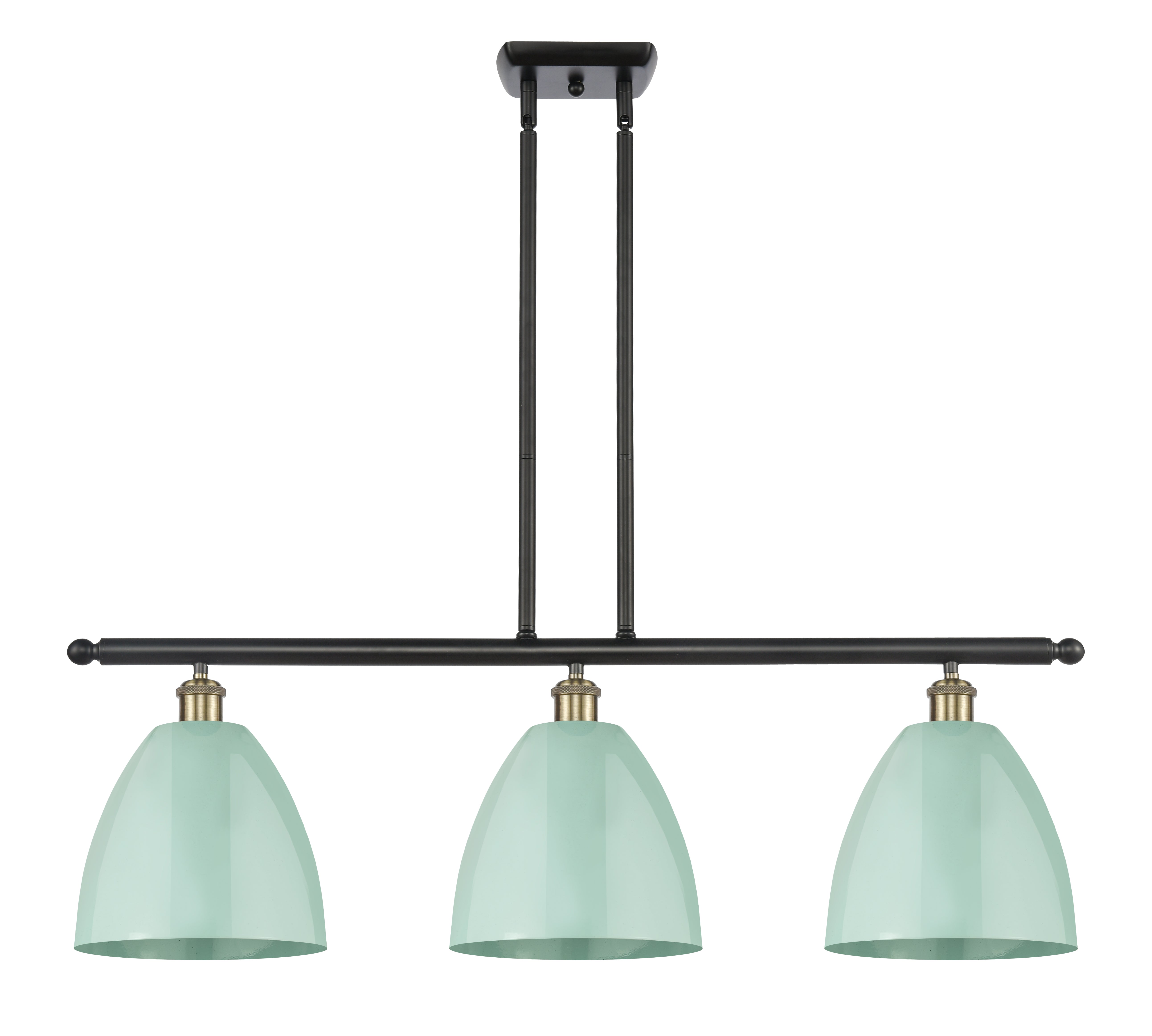 Ballston Island Light Cast Brass Dimmable