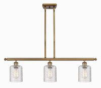 Cobbleskill 36-Inch 3-Light Stem-Hung Island Light 9.5-Inch High