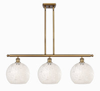 37-Inch 3-Light Stem-Hung Island Light 12.25-Inch High Sloped-Ceiling Compatible