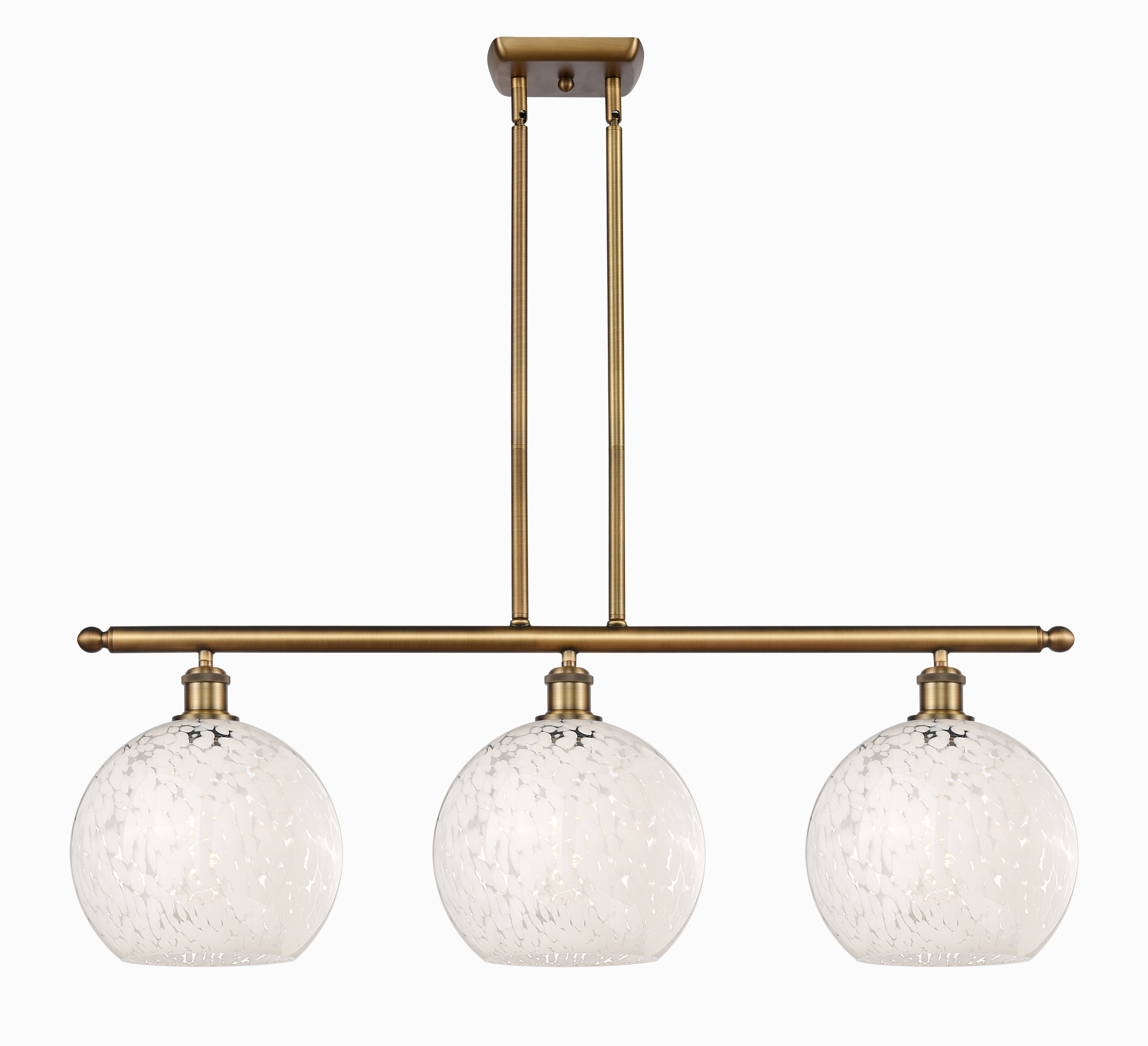 Ballston Island Light Cast Brass Finish