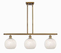36-Inch 3-Light Stem-Hung Island Light 10.5-Inch High Sloped-Ceiling Compatible