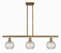 Athens 36-Inch 3-Light Stem-Hung Island Light 8.625-Inch High