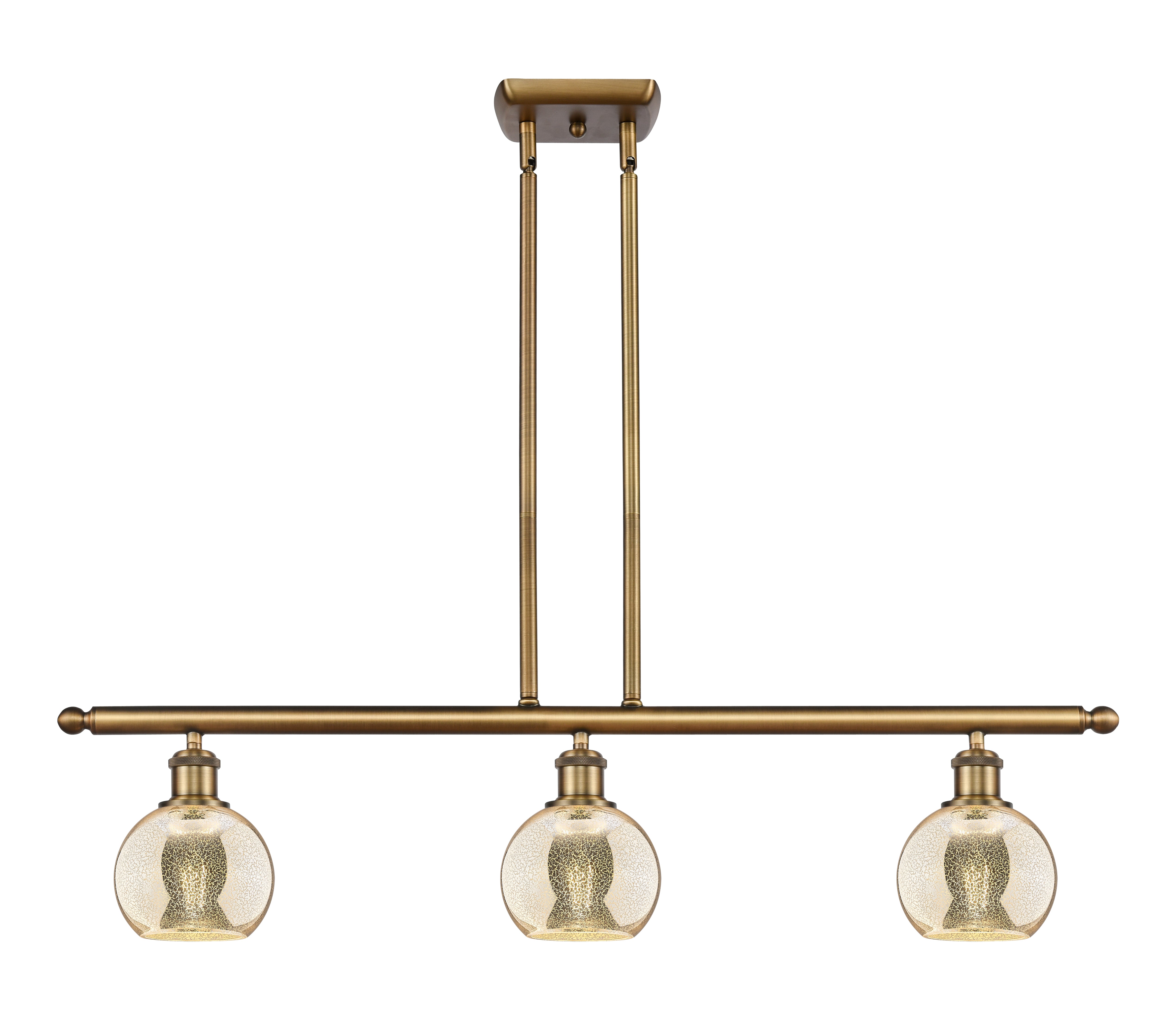 Ballston Island Light Cast Brass Finish