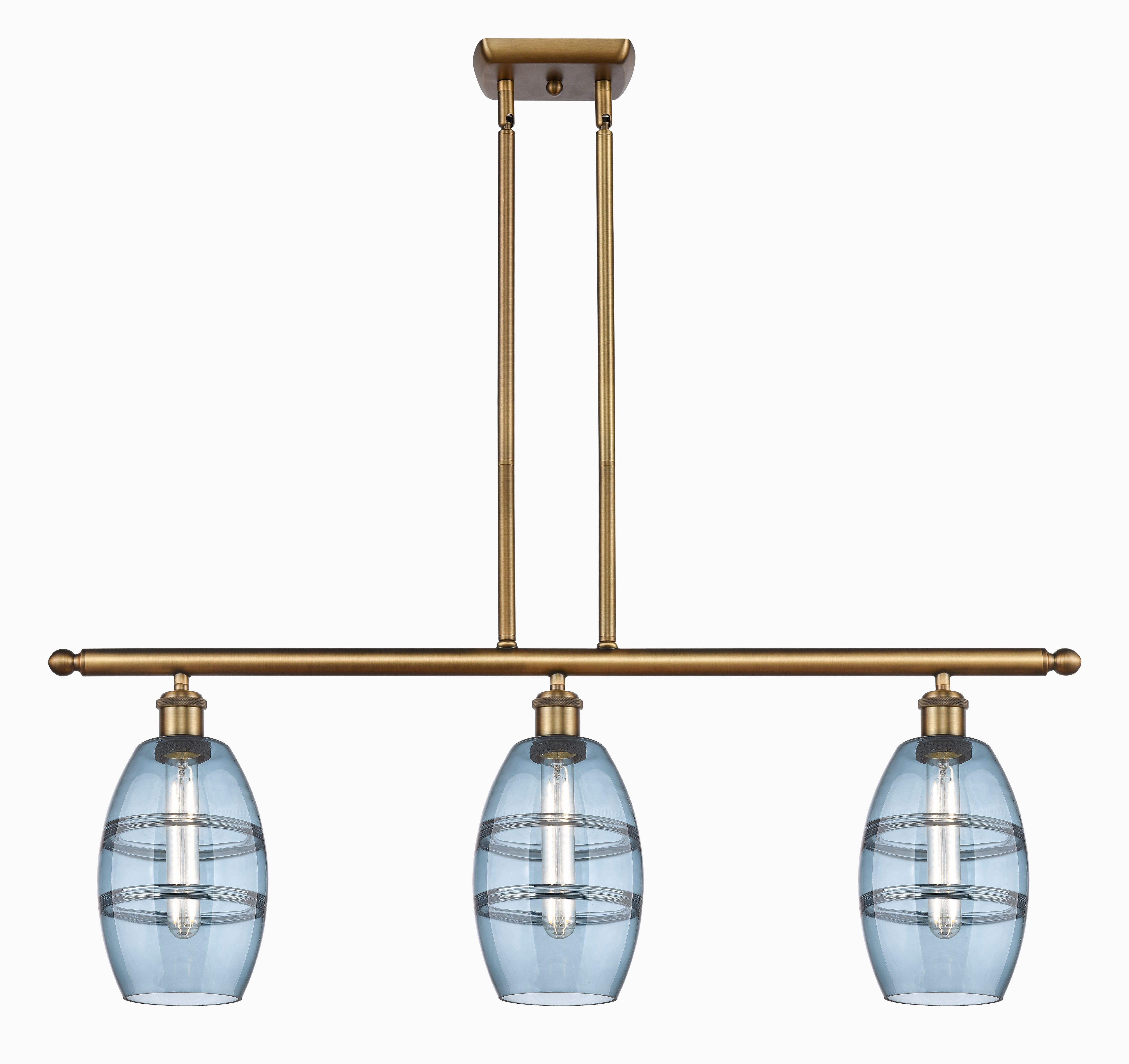 Ballston Island Light Cast Brass Finish