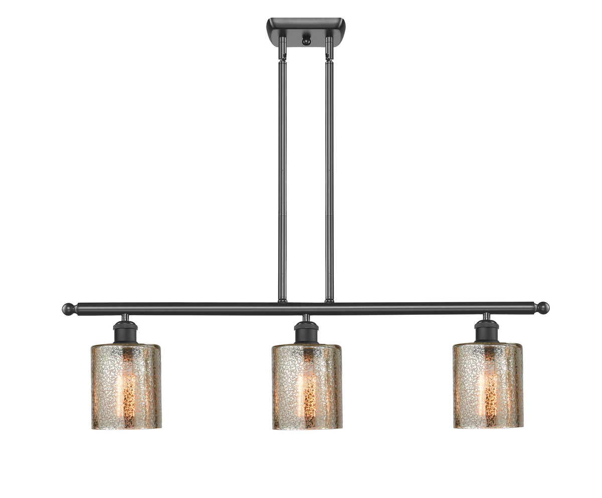 Cobbleskill 36-Inch 3-Light Stem-Hung Island Light 9.5-Inch High Dimmable