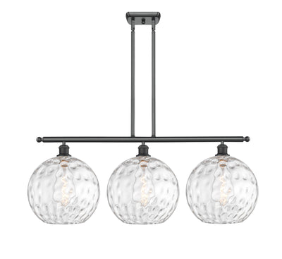 Ballston Island Light Cast Brass Glass