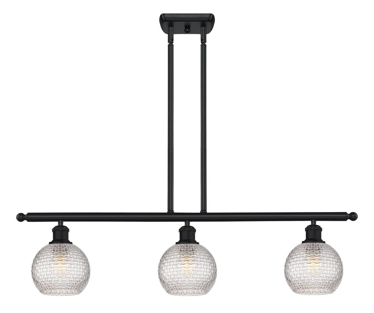 Athens 36-Inch 3-Light Stem-Hung Island Light 8.625-Inch High