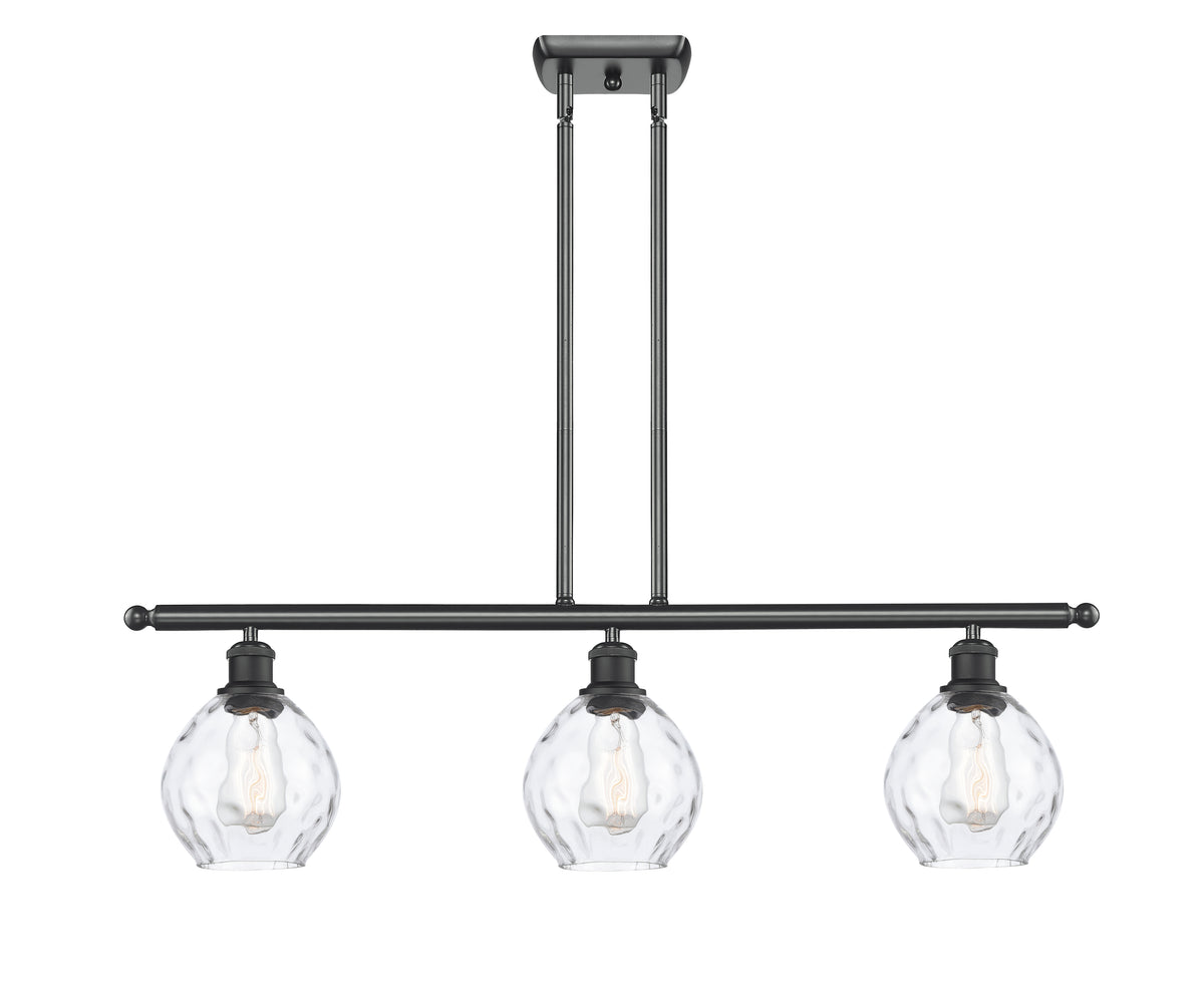 Waverly 36-Inch 3-Light Stem-Hung Island Light with LED Bulbs 9-Inch High