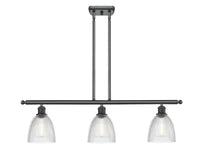Castile 36-Inch 3-Light Stem-Hung Island Light with LED Bulbs