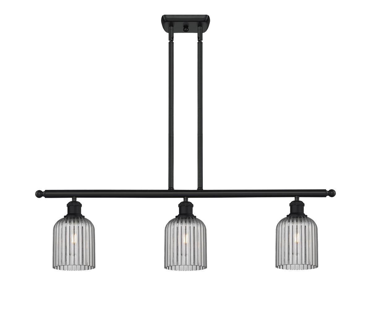 Bridal Veil 36-Inch 3-Light Stem-Hung Island Light 5-Inch Shade