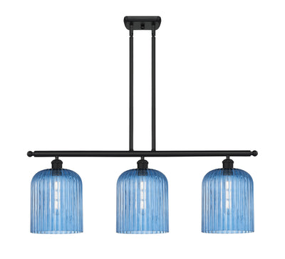 Ballston Island Light Cast Brass Steel Glass