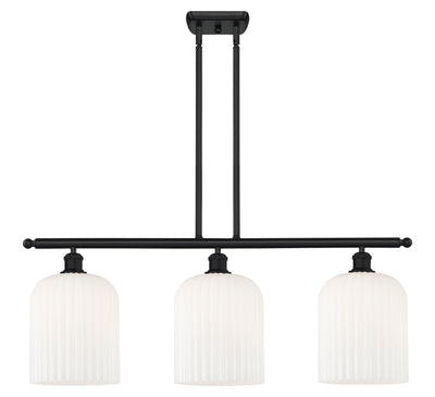 Ballston Island Light Cast Brass Steel Glass