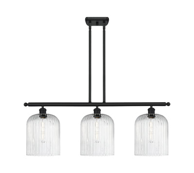Ballston Island Light Cast Brass Steel Glass