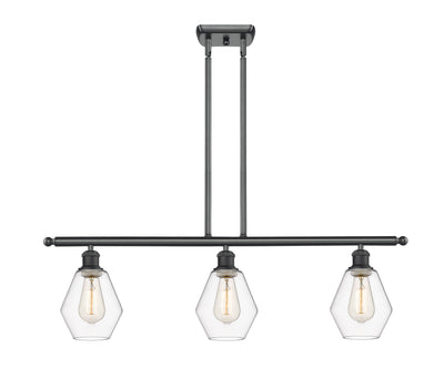 Ballston Island Light Cast Brass Glass Steel