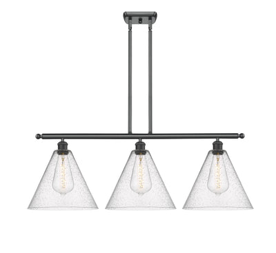 Ballston Island Light Cast Brass Steel Glass