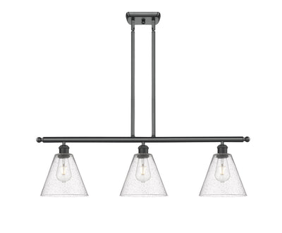 Ballston Island Light Cast Brass Steel Glass