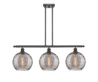 Athens Deco Swirl 37-Inch 3-Light Stem-Hung Island Light