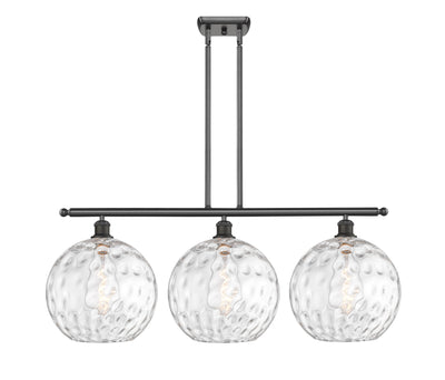 Ballston Island Light Cast Brass Glass