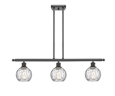 Ballston Island Light Cast Brass Steel Glass