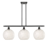 37-Inch 3-Light Stem-Hung Island Light 12.25-Inch High Sloped-Ceiling Compatible