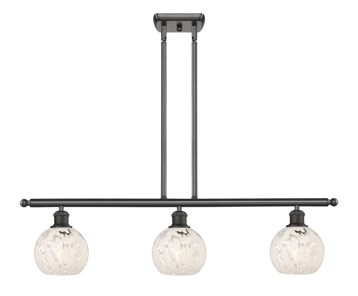 36-Inch 3-Light Stem-Hung Island Light 8.5-Inch High Sloped-Ceiling Compatible