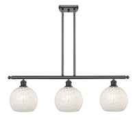 36-Inch 3-Light Stem-Hung Island Light 10.5-Inch High Sloped-Ceiling Compatible
