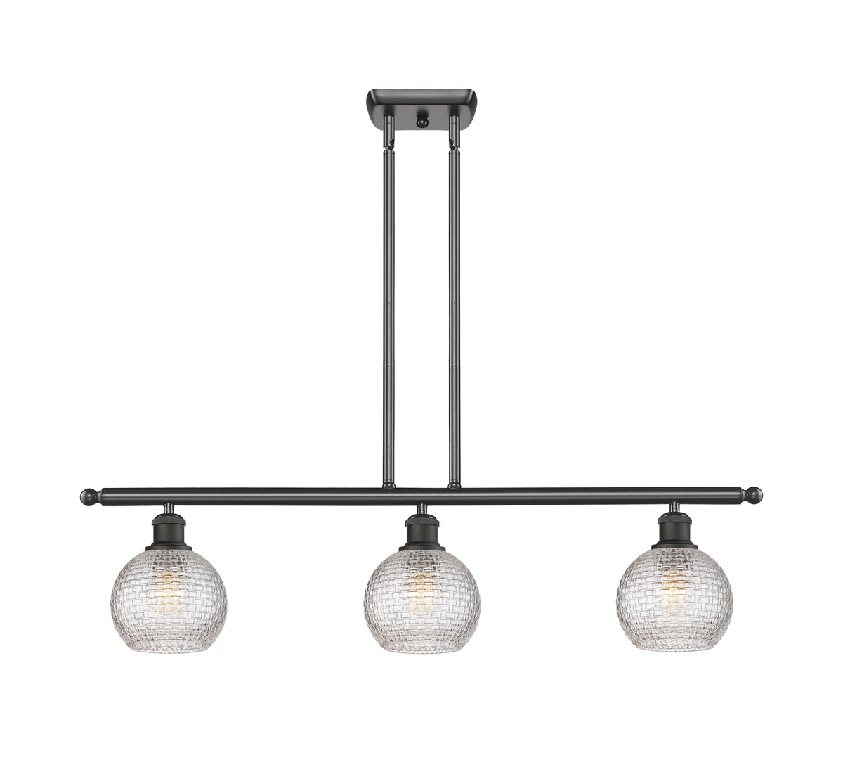 Athens 36-Inch 3-Light Stem-Hung Island Light 8.625-Inch High