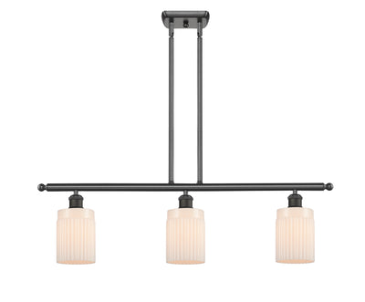 Ballston Island Light Cast Brass Glass Steel